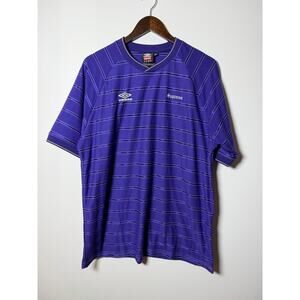 Supreme x Umbro Stripe Soccer Jersey LARGE